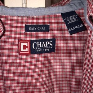 Men’s Chaps Button Down Shirt XXL Short Sleeve